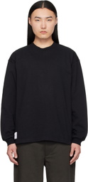 WTAPS Black SIGN-YD Long Sleeve T-shirt
