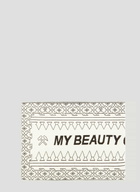 GmbH My Beauty Offends You Intarsia Knit Scarf