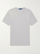 Polo Ralph Lauren - Slim-Fit Mélange Cotton-Jersey T-Shirt - Gray