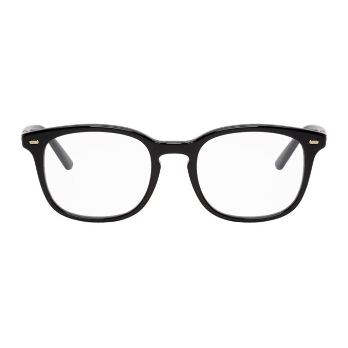 Photo: Gucci Black Round Stripe Glasses