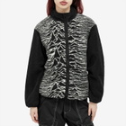 Pleasures Women's Disorder Fuzzy Jacket in Black
