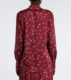 Altuzarra Chika printed satin shirt