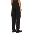 SSENSE WORKS SSENSE WORKS Jeremy O. Harris Black Relaxed Message Jeans