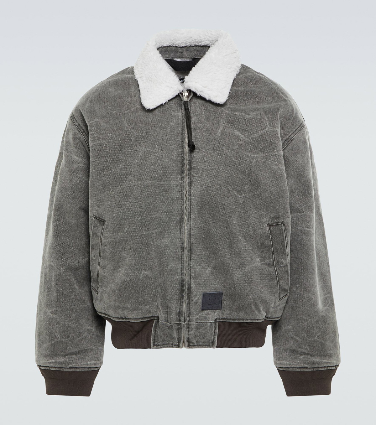 Acne Studios - Faux fur-trimmed bomber jacket