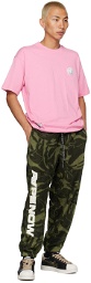 AAPE by A Bathing Ape Green Camouflage Lounge Pants