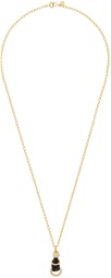 Undercover Gold Hand & Ring Necklace