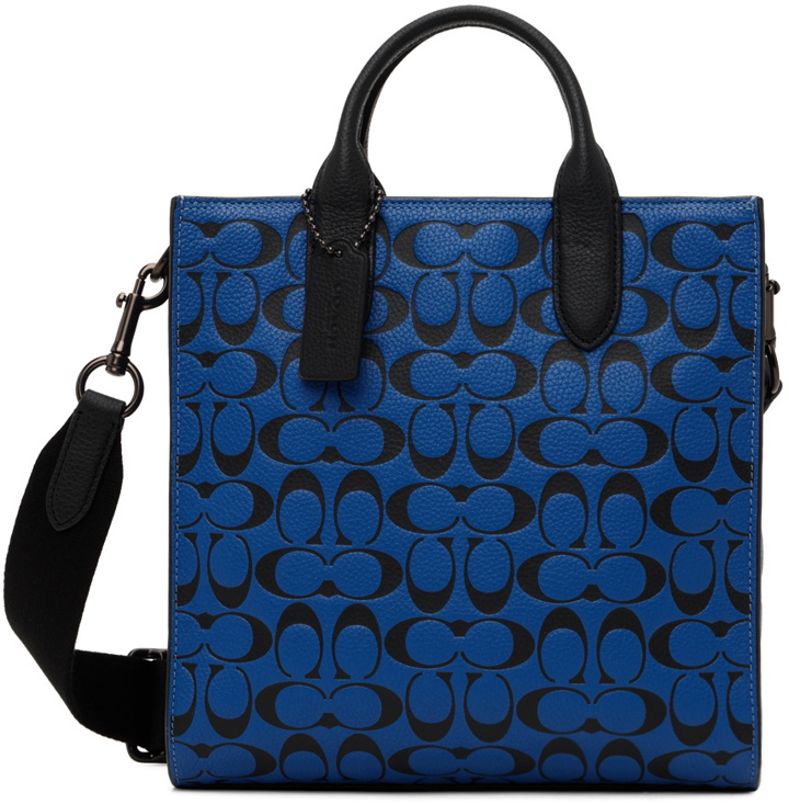 Photo: Coach 1941 Blue Gotham Tall 24 Tote