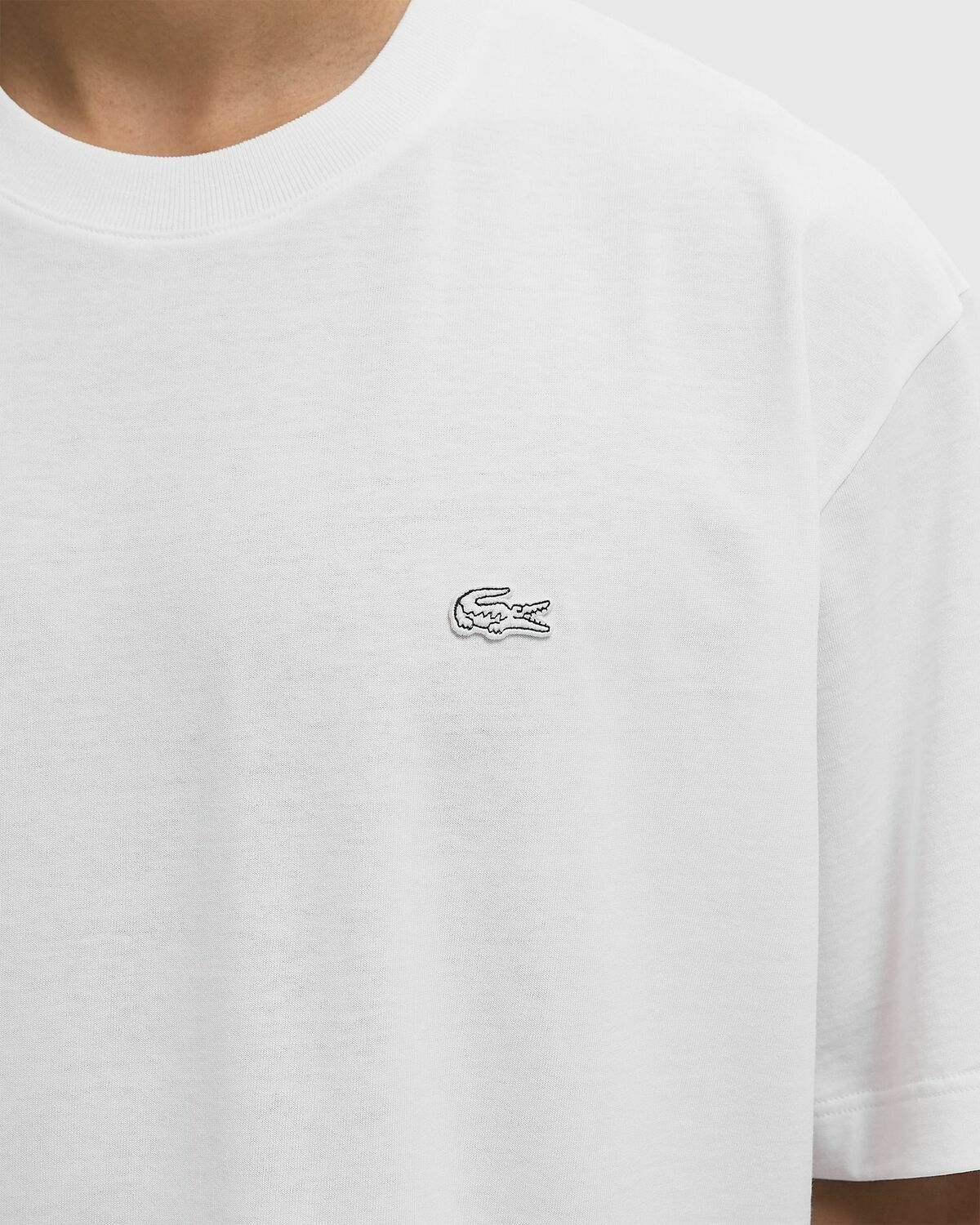 Lacoste Loose Fit T-Shirt White Mens Shortsleefe
