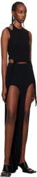 Dion Lee Black Double Tie Tank Top