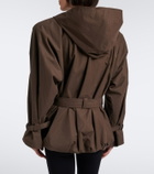 Magda Butrym Belted hooded cotton jacket