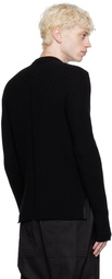 Rick Owens Black Fisherman Sweater