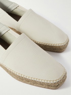 TOM FORD - Barnes Textured-Leather Espadrilles - White