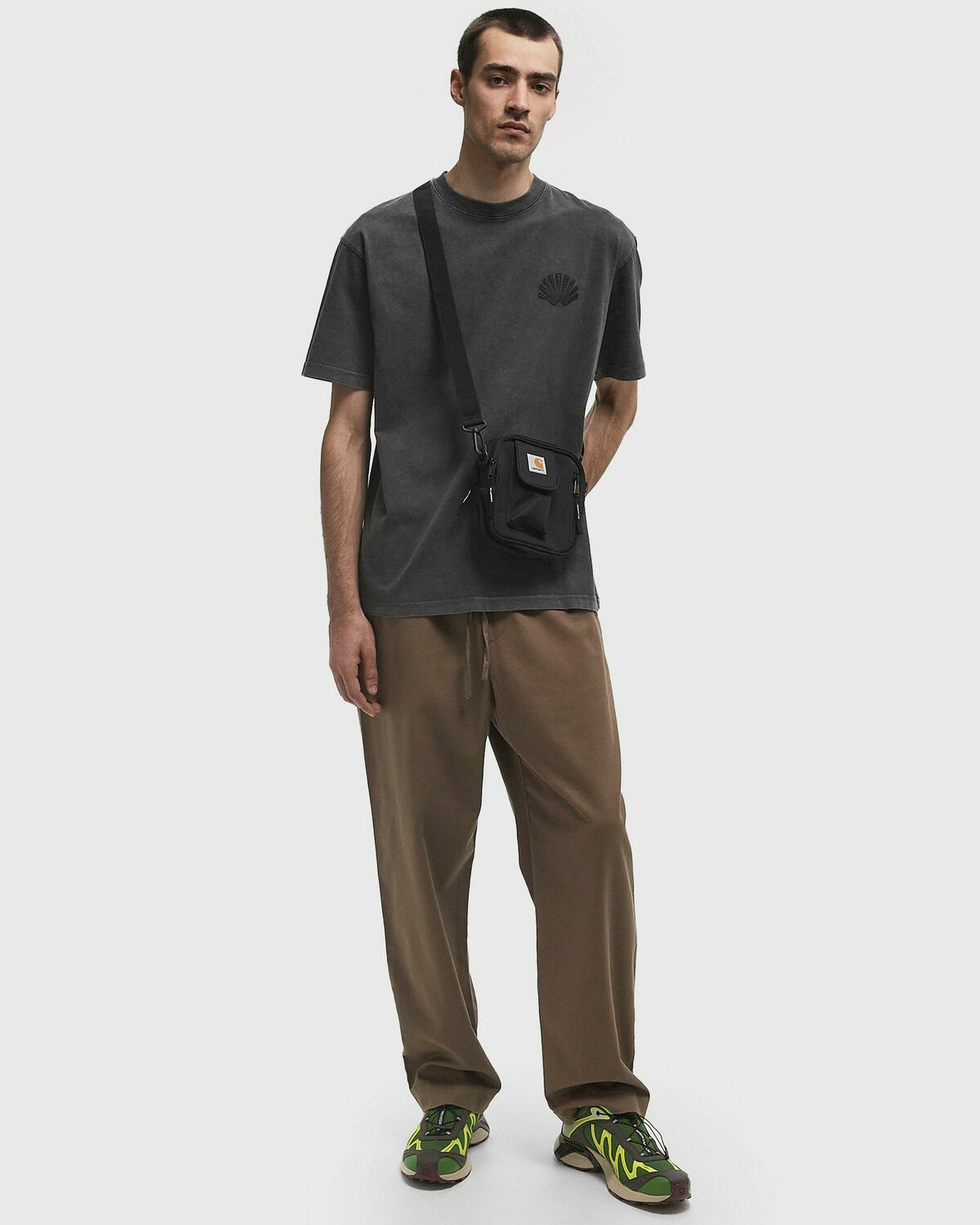 New Amsterdam LOGO TEE Black Mens Shortsleefe