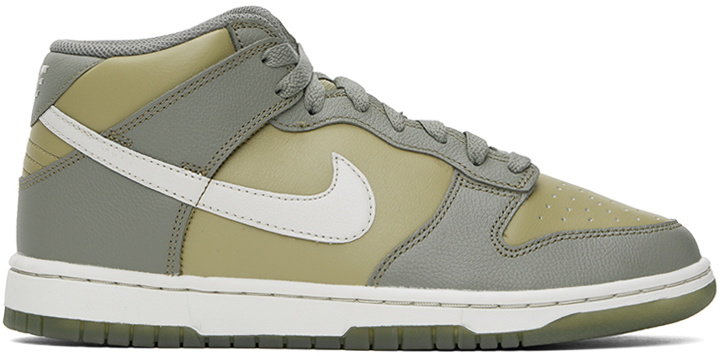 Photo: Nike Gray Dunk Mid Sneakers