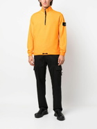 STONE ISLAND - Half-zip Cotton Sweatshirt