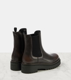 Prada Leather Chelsea boots