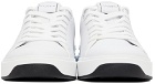 Balmain White & Black Leather B-Court Sneakers