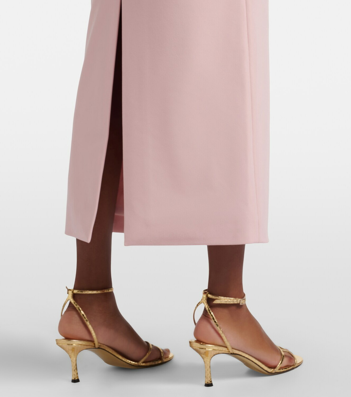 Solace London Rhianne satin-trimmed cocktail dress
