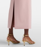 Solace London Rhianne satin-trimmed cocktail dress