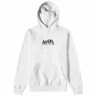 Lo-Fi Men's Garden Logo Hoody in Ash Grey