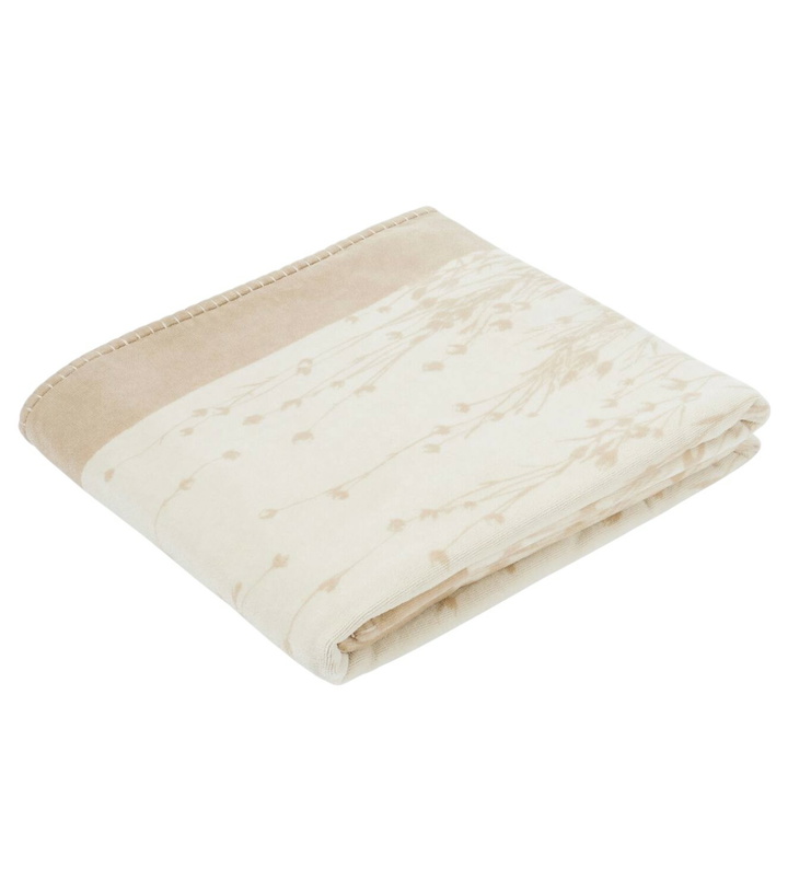 Photo: Loro Piana Campo Di Lino printed cotton beach towel