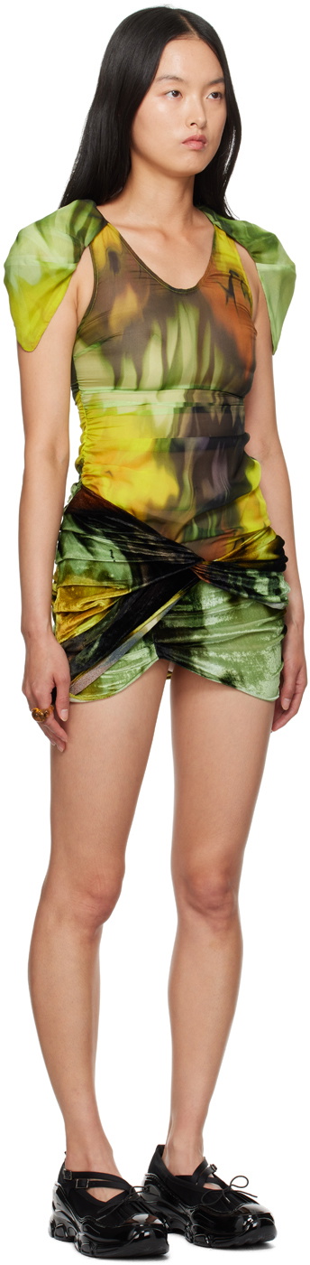 Collina Strada Multicolor Lil Hill Minidress