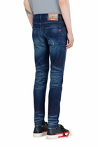 Diesel Slim Jeans Regular Waist 2019 D-Strukt, Dark blue, Zip fly