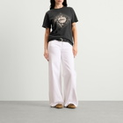 Isabel Marant Women's Étoile Zewel Logo T-Shirt in Faded Black