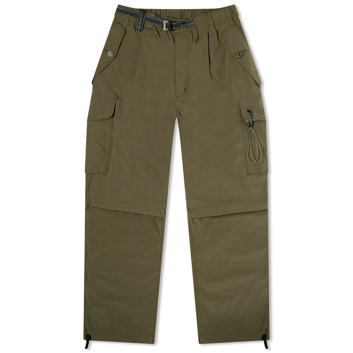 and wander Men's Oversized Cargo Pants in Khaki and Wander