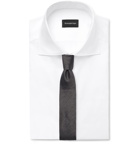 Ermenegildo Zegna - White Cutaway-Collar Cotton Oxford Shirt - White