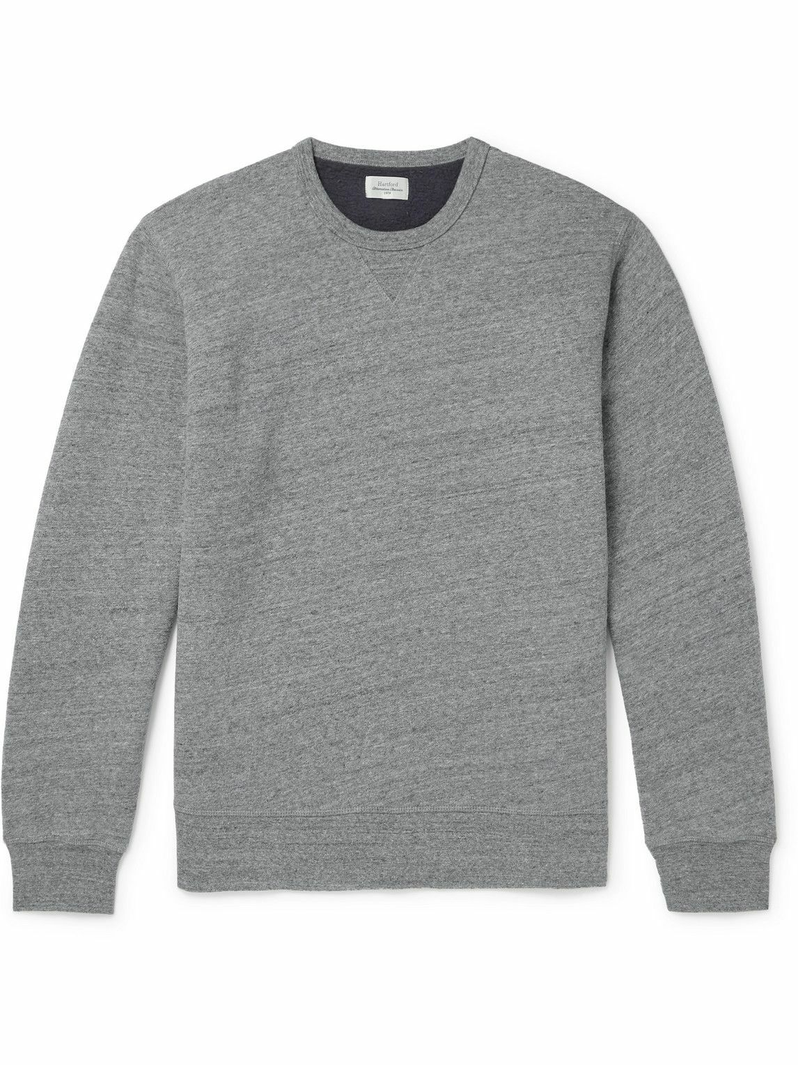 Hartford - Cotton-Jersey Sweatshirt - Gray