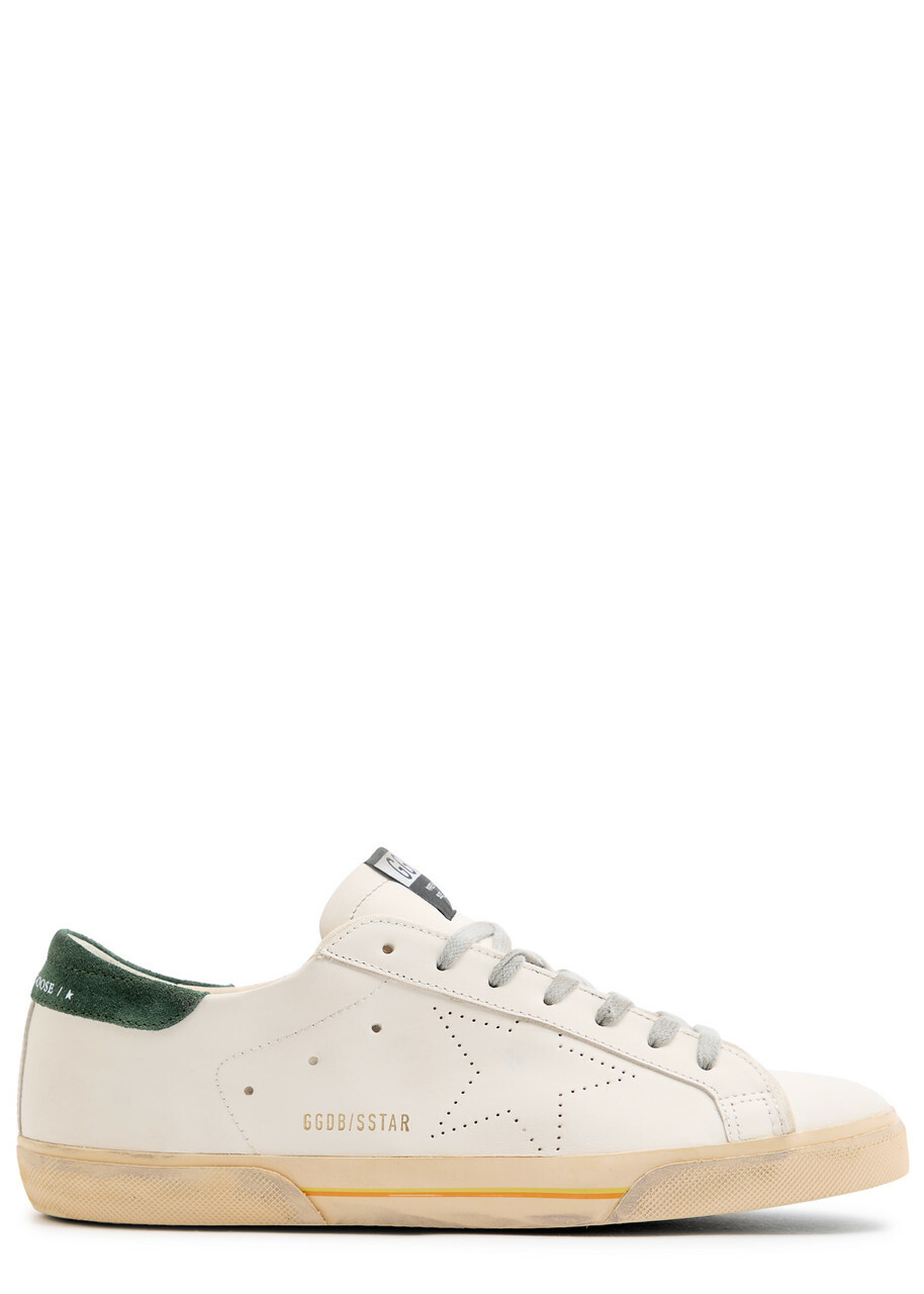 スニーカー GOLDEN  DELUXE BRAND Matchstar leather sneakers Golden Goose Men's Matchstar Leather Sneaker in Optic White