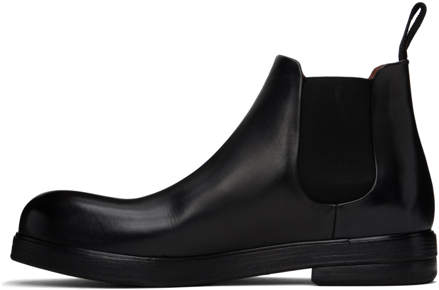 Marsèll Black Zucca Zeppa Beatle Chelsea Boots