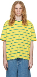 SUNNEI Yellow Striped Over T-shirt