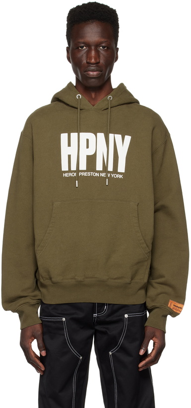 Photo: Heron Preston Khaki 'HPNY' Hoodie