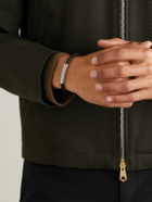 Chopard - Classic Racing Rubber and Silver-Tone Bracelet