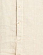 120% Lino Mens Shirt in Beige