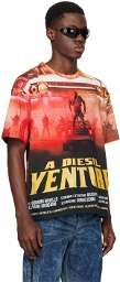 Diesel Red & Black T-Boxt-Adventure T-Shirt