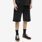 Saint Laurent Men's Vintage Logo Jersey Short in Black