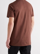 RICK OWENS - Level Cotton-Jersey T-Shirt - Burgundy