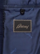 Brioni - Amalfi Striped Wool-Blend Blazer - Blue