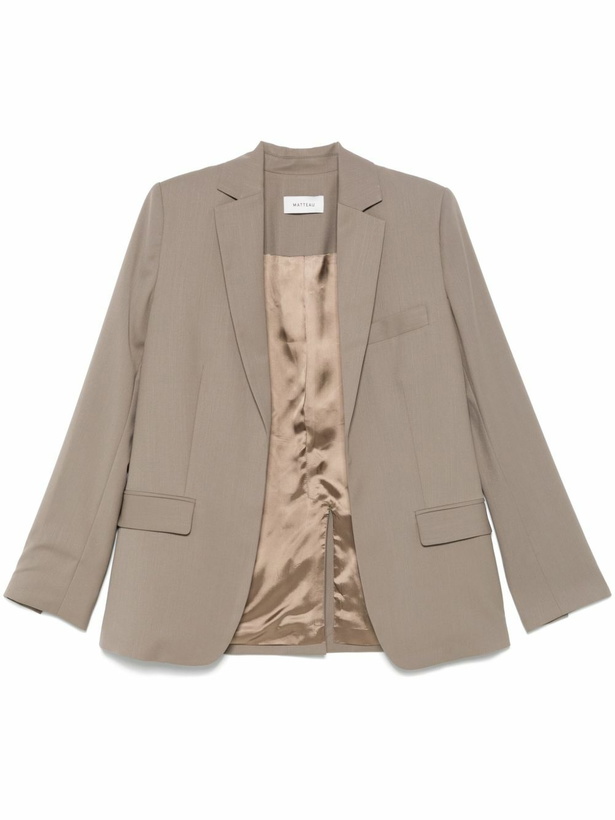 Photo: Matteau Single-Breasted Blazer