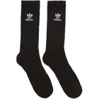 adidas Originals Six-Pack Black and White Logo Socks