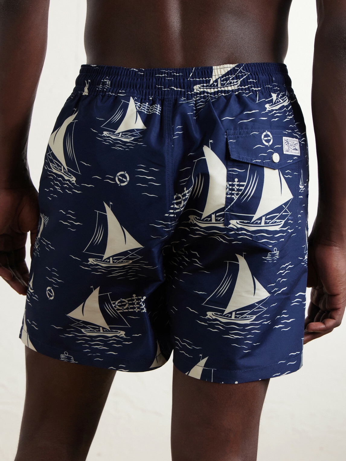 Polo Ralph Lauren - Printed Straight-Leg Mid-Length Swim Shorts - Blue