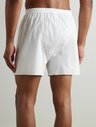 ZIMMERLI - End-On-End Cotton Boxer Shorts - White
