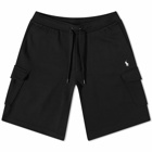 Polo Ralph Lauren Men's Cargo Sweat Short in Polo Black