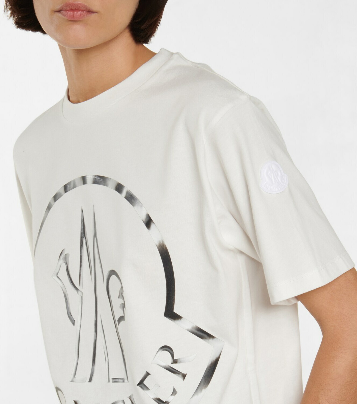 Moncler - Logo cotton T-shirt Moncler