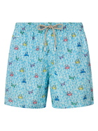 MC2 Saint Barth Comfort Light Classic Stretch Swim Shorts With Crabs Print