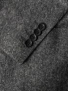 Canali - Kei Slim-Fit Herringbone Wool Blazer - Gray