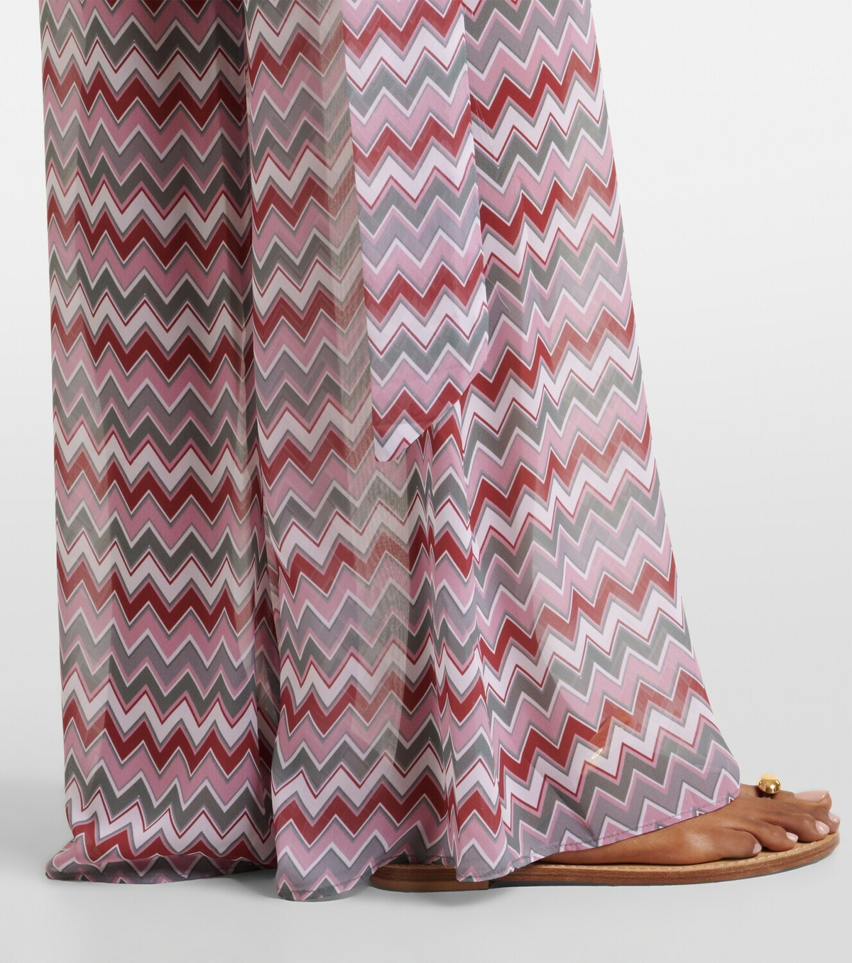 Bananhot Bowie chevron flared pants